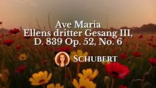 Thumbnail: Schubert - Ave Maria - Ellens dritter Gesang III, D  839 Op.  52, No.  6 (Piano Solo)