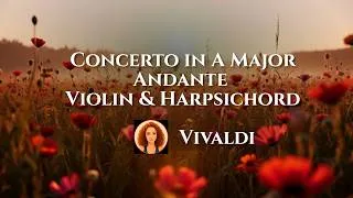 Thumbnail: Vivaldi - Concerto in A Major, Andante (Violin & Harpsichord) Baroque