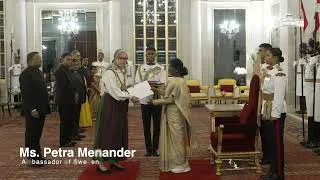 Thumbnail: Envoys of six nations present Credentials to the President of India at Rashtrapati Bhavan
