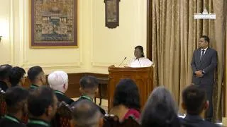 Thumbnail: Officer Trainees of Indian Information Service & Indian Statistical Service called on the President