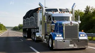 Thumbnail: 🇯🇲Custom kenworth w900 x15 hauling overload sand sweet foot operator-american truck simulator