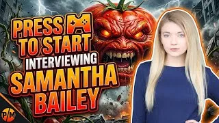 Thumbnail: Talking about Killer Tomatoes with Samantha Bailey! | Press M to Start Interview