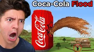 Thumbnail: Every Minute COCA-COLA Rises Higher In Minecraft!