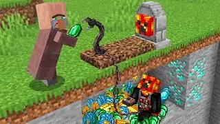 Thumbnail: 12 WAYS to STEAL OP ORES from VILLAGERS!