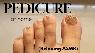 Thumbnail: ASMR Pedicure at Home | Footcare Routine (Nail Cutting, Filing, Real-time Dead Skin Removal etc.) 