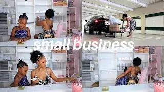 Thumbnail: Small Business Behind the scenes, Pack orders with me and more