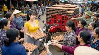 Thumbnail: [ TIMELAPSE ] She Sold Hundreds of Fresh Farm Eggs at the Busy Countryside Market