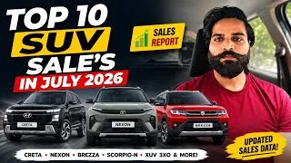 Thumbnail:  Top 10 Best-Selling SUVs in July 2026 🔥 | Punch, Creta, Nexon, Brezza, Scorpio-N, & More!