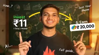 Thumbnail: Start AI Video Editing From Your Phone | Full Beginner Guide (No Laptop Needed) Phone Only!