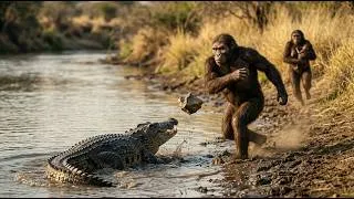 Thumbnail: Life 3 5 Million Years Ago  The River of Death Crossing the Territory of Giant Crocodiles