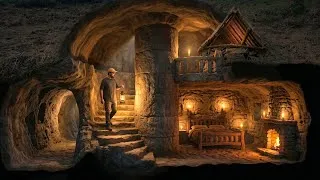 Thumbnail: Building a Warm & Cozy Cave Shelter Out of the Mountain by Hand | Bushcraft Survival