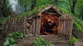 Thumbnail: Building a Warm & Cozy Bushcraft Dugout Shelter by Hand | Primitive Survival