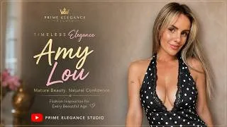 Thumbnail: 🥂✨ AMY AFTER 40 The Natural Beauty & Timeless Confidence That Turns Heads! 🔥