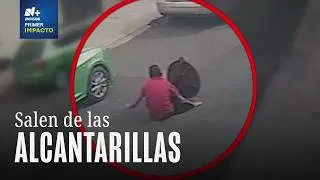 Thumbnail: 'Tortugas Ninja' en México. El fenómeno de personas que entran y salen de las alcantarilas
