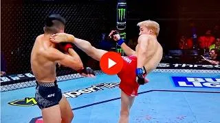 Thumbnail: 【UFC Fight Night SHANGHAI】朝倉海 VS アオリ・チロン 衝撃の決着フィニッシュシーン！ (UFC 鶴屋怜) 『UFCファイトナイト上海』