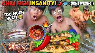 Thumbnail: Find Big Fish Grilled Eating Delicious | Primitive Technology