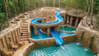 Thumbnail: Building a Hidden Luxury Bunker with Carved Rooms and a Multi-Level Pool Complex in the Cliffs