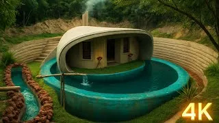 Thumbnail: 100 Days Building a Natural Underground pool House | Survival Challenge Project