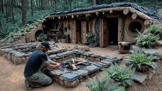 Thumbnail: The Beauty Of Solitude Inside My Hand Built Primitive Dream Survival House