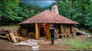 Thumbnail: The Most Amazing Warm Wood House Shelter Built Alone in the Forest | Bushcraft
