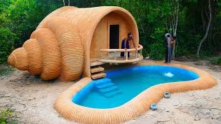 Thumbnail: Building Jungle Snail Villa with Luxury Swimming Pool