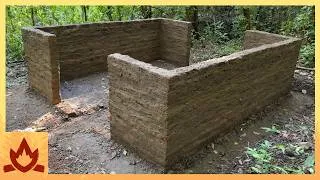 Thumbnail: Primitive Technology: Mud mortar experiment and firing roof tiles