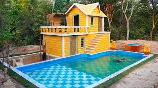 Thumbnail: Amazing Building Underground two-story House with Gym room & Swimming Pool