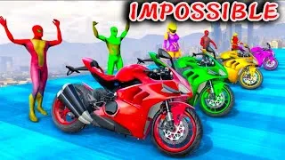 Thumbnail: 🔥 IMPOSSIBLE Superhero Car Stunt! #games #cartoon #سبايدرمانcarstunts  