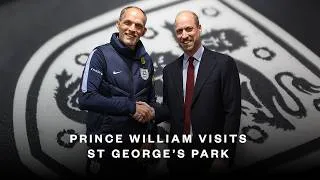 Thumbnail: Prince William visits St George's Park