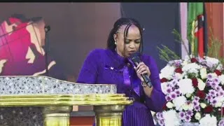 Thumbnail: Rev JoyBenson cries as she prays for Jcm Sunday school children 