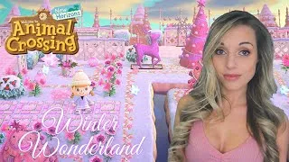 Thumbnail: Animal Crossing: New Horizons Pink Winter Wonderland Island Tour - ASMR gaming