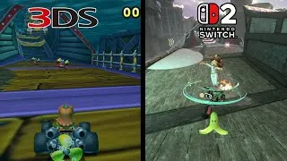 Thumbnail: 3DS Wario Shipyard - Mario Kart 7 (3DS) vs Mario Kart World (Nintendo Switch 2)