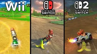 Thumbnail: Moo Moo Meadows - Mario Kart Wii vs Mario Kart 8 Deluxe (Switch) vs Mario Kart World (Switch 2)