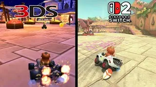 Thumbnail: 3DS Shy Guy Bazaar - Mario Kart 7 (3DS) vs Mario Kart World (Nintendo Switch 2)