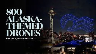 Thumbnail: Princess Celebrates the Kickoff to Alaska Cruise Season | Seattle’s Sky Lights Up with 800 Drones