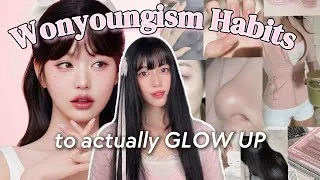 Thumbnail: Wonyoungism Habits to ACTUALLY glow up 🎀✨ ( diet, beauty, productivity )