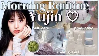 Thumbnail: Yujin IVE Morning Routine 🎀 yujinism ( selfcare, productive )