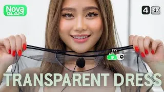 Thumbnail: Transparent Lingerie & See-Through Dresses |Micro Bikini Try-On Haul (4K)#3
