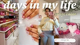 Thumbnail: A Week in My Life ♡ College Student, Nail Tech and Content Creator