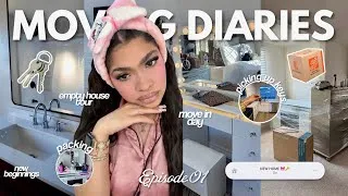 Thumbnail: Moving Diaries ♡ New Beginnings, Empty House Tour, Move In Day + Packing
