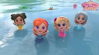 Thumbnail: Mermaid Swimming Song | Swimming Adventure Song - Shape Song | Kids Rhymes - Princess Tales