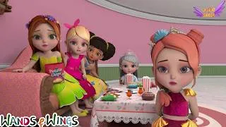 Thumbnail: Princesses Learn Healthy Eating Habits | Princess Party Dress | Kids Rhymes - Princess Tales
