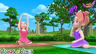 Thumbnail: Princess Yoga Dance Song | Healthy Exercise for Kids | Kids Rhymes - Princess Tales