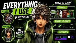 Thumbnail: Everything I Use to Make PrinceXcode Videos 🔥 | Character, Logo & More