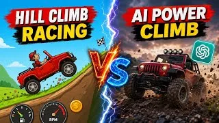Thumbnail: I Challenged AI CHATGPT To Create Hill Climb Racing Game (shocking results) 😱
