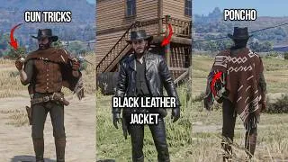 Thumbnail: Black Leather Jacket, Poncho & Gun Tricks In RDR2 | Step By Step Installation guide | RDR2 Mods