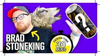 Thumbnail: Brad Stoneking designs a label in 30min - Graphic Design Challenge - Label Edition - Ep. 2