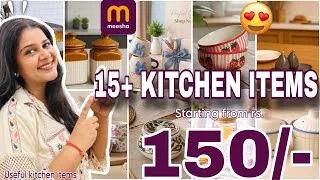 Thumbnail: Meesho kitchen haul | 35+ Amazing kitchen finds starts from ₹150 | meesho haul today | Meesho haul 