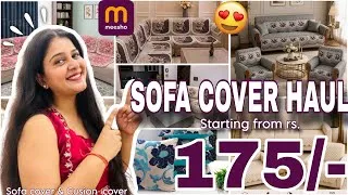Thumbnail: Meesho *PREMIUM* sofa cover haul🧡| start ₹175 😍| Latest Sofa Cover Haul | #meeshohaul   #prishachics