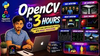 Thumbnail: OpenCV Python Complete Course for Beginners (3 Hours) | Image Processing & Computer Vision #python